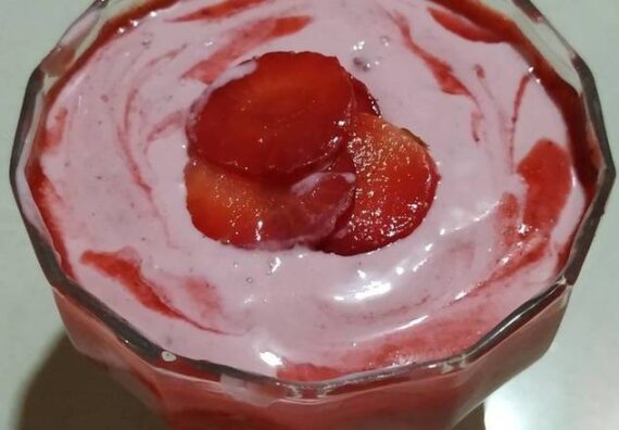 Strawberry Shrikhand